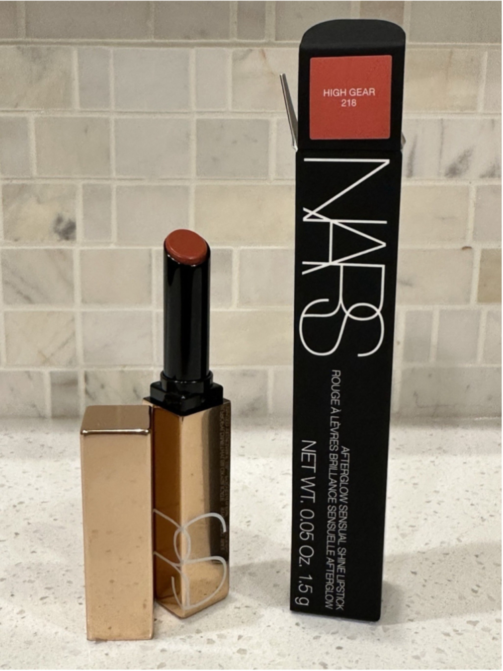 NARS Afterglow Sensual Shine Lipstick High Gear ~ 218 HIGH GEAR | NEW